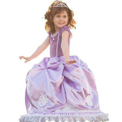 China Polish Wholesale Custom Kids Cosplay Dress In Frozen for sale