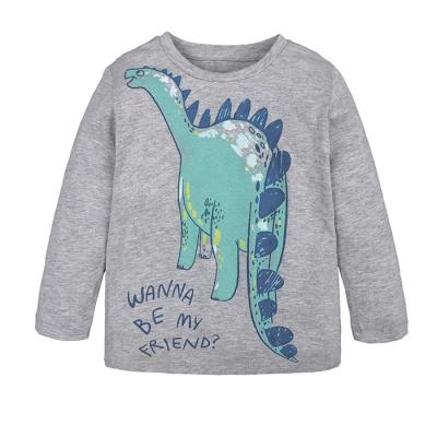 China Cute Kids Tops Wholesale Cartoon QUICK DRY Knit Babies Long Sleeve T-shirt for sale