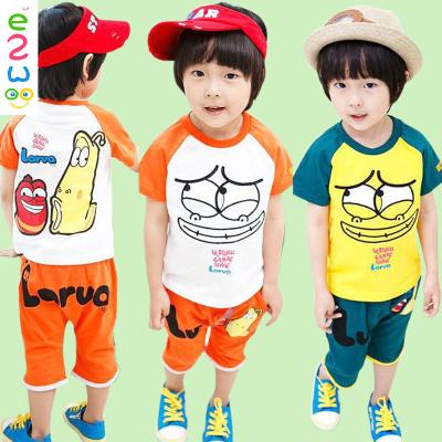 China Boys 100% Cotton Kids Big Eyes Clothing Sets Big Tail Suits For Boys Walking Suits for sale