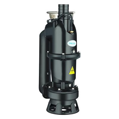 China Small Size Commercial Buildings And Light Weight Submersible Sewage Dirty Water Pump With Iron Casting Housing for sale