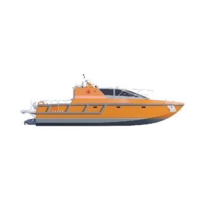 China 5083 new 15m (50ft) rescue boat aluminum lifeboats fast use military high speed aluminum boat for sale