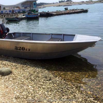 China 2018 10ft fishing boat welded aluminum fishing boat for sale for sale