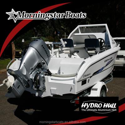 China Tuna fishing 5m gear center steering console aluminum yacht for sale for sale