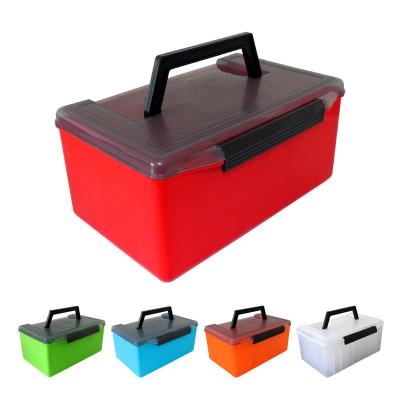 China Shoulder Storage Accessories Case Fly Plastic Waterproof Fishing Tackle Box for sale