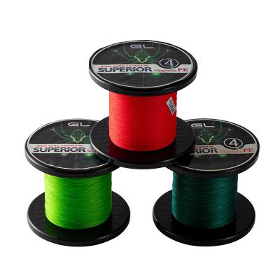 China Sink Tip Float Marker OEM Linha De Pesca Strand Braided Fishing Line 4 Main Line Strong Fil De Peche Camouflage Sea Fishing PE Rope 500m for sale