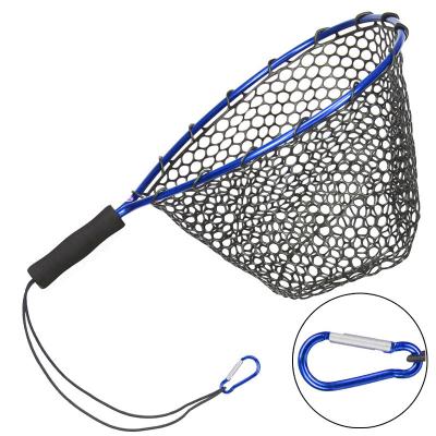 China HaiYue Sp001 50cm Length Aluminum Multifilament China Supplier Silica Gel Landing Fishing Net for sale