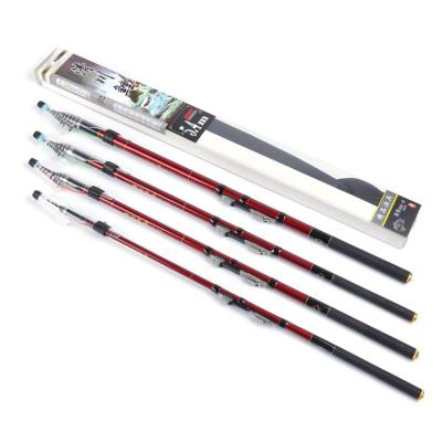 China High Quality Carbon Fiber HAIYUE Cana De Pescar 2.5-5.3m Casting Fishing Pole Telescopic Rod For Sale for sale