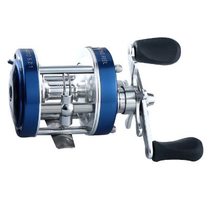 China Spinning Reel Saltwater Fishing Reels Drum Alloy Wheel Carretilha De Pesca 5.2:1 Slow Swing Reel Fly Fishing Trolling Wheel for sale