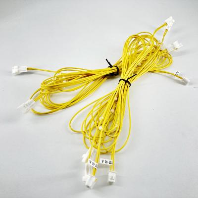 China Customized Electronic 2 Pin Male To Female Industrial Signal Wire Harness For Communication Equipment for sale