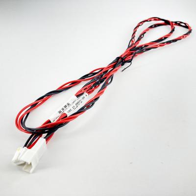 China Customized 4 Pin Electronic jst/molex Male To Female Connector Red Black Wire Harness Assembly For Industry Cable Assemblies for sale