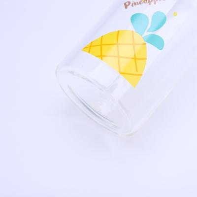 China WITH LID Portable Economical Custom Design Youth Kids Go Out In A Thermos Glass Cup Reusable Water Bottle for sale