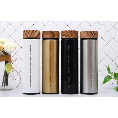 China WITH LID Chinese 500ml tea strainer infuser stainless steel metal vacuum thermo bottle with tea filter infuser for sale