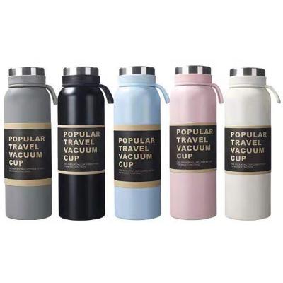 China WITH LID wholesale double wall stainless steel thermos flask vacuum bottle insulated travel jar for sale