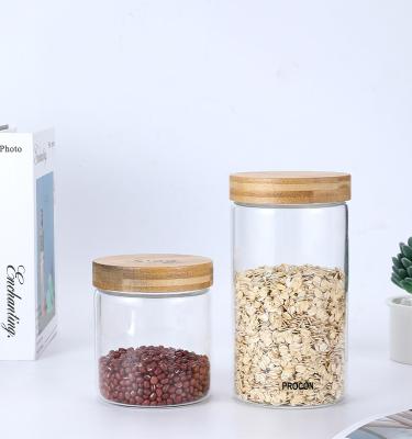 China Seal Food Storage Jar Bottle Kitchen Storage Jar Glass Sealed Jar Bottle for sale