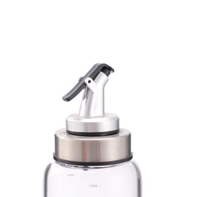 China WITH LID Kitchen Sauce Cooking Oil Dispenser Wholesale Glass Olive Bottles With Lids for sale