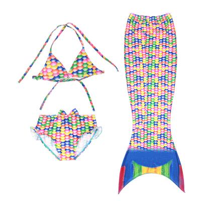 China Summer Beach Wear Girls Bikini Swimwear Anti-UV Mermaid for sale