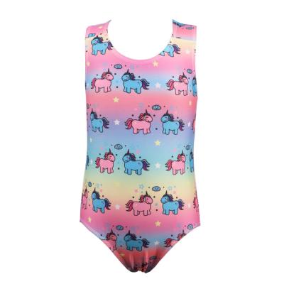 China 2019 Latest Style Wholesale High Quality Pink Unicorn One Piece Breathable Kids Swimwear Girl Children Swimwear For Kids Girls for sale