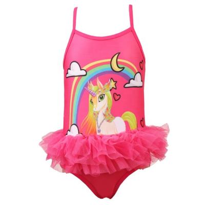 China Breathable Princess Swimwear Infant Bathing One Piece Unicorn Tutu Skirt Swimwear One Piece Baby Toddler Girl Swimwear Fits For Girls Kids for sale