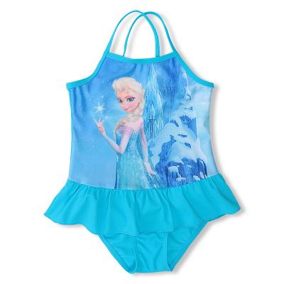 China Beach Wear Sportswear Baby Cartoon Anti-UV Frozen Swimwear for sale