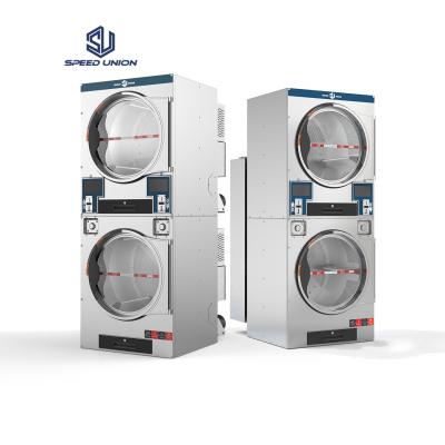 China Hotel.factory .laundry commercial hospital laundry equipment good price stack dryer for sale