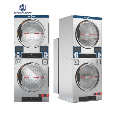 China Self Service Type Clothes Coin Stack Dryer In Commercial Laundry Equipment for sale