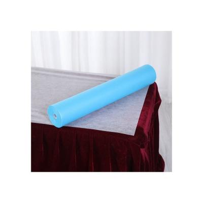 China Anti-bacteria Mats Nonwoven Fabric Bed Sheets SMS Disposable Sheet Roll 25GSM Nek012 for sale