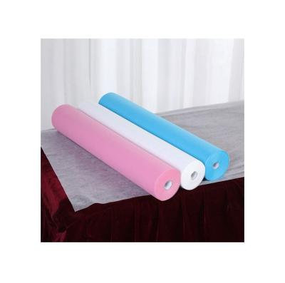 China Medical Anti-bacteria One Time Use Beauty Salon SMS Sheet Roll Disposable Bed Sheets 20GSM Nek011 for sale