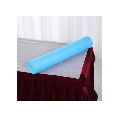 China Anti-bacteria Disposable Roll Nonwoven Nonwoven Fabric For Bed Beauty Salon Paper Nonwoven Sheet Nek010 for sale