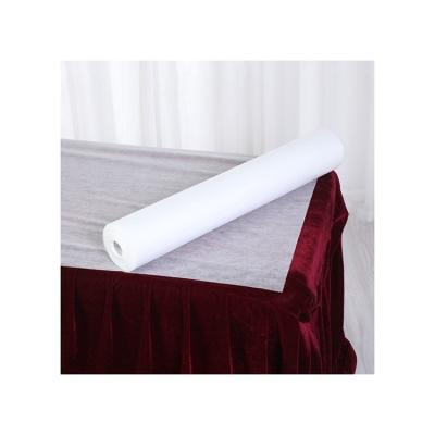 China Dust And Dirt Proof PP Nonwoven PE Roll 25GSM Disposable Nonwoven Bed Sheets Nek003 for sale