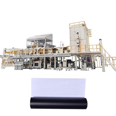 China Youneng YP005 2500 production line of textiles coating non woven lamination machine for PVC curtain banner throwing fabric for sale