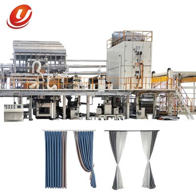 China Textiles Youneng 2500 PVC Production Lines Curtain Fabric Pressing Machinery For Fabric Lamination Customization for sale