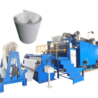 China Factory Youneng Food PU Conveyor Belt Hot Press Production Machine For Bread for sale