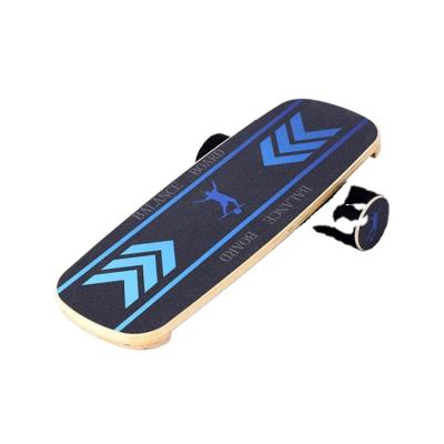 China Complete Fitness Zhoya Exercise Most Popular Adult Trainer Roller Board Custom Wooden Balance Board For Hockey Training for sale