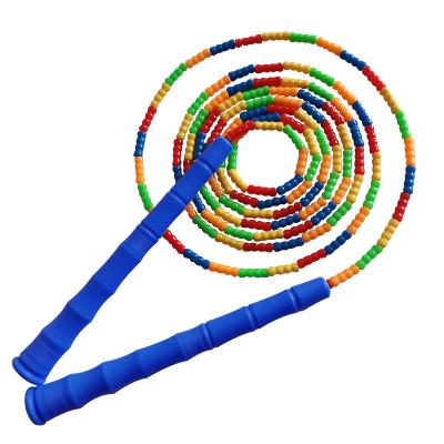 China Newest Popular Colorful ABS+TPU Bamboo Jump Rope For Adult for sale