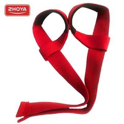 China Amazon Hot Sale Palm Guard Customized Lifting Straps Fitness Wrist Wraps Padded Weightlifting Wrist Strap for sale