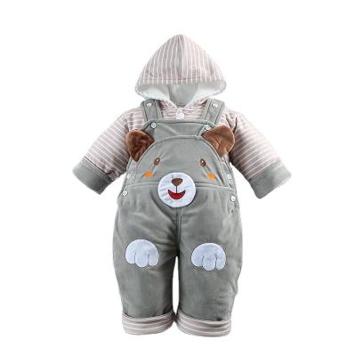 China Fashion cute factory soft tracksuits wholesale organic ribbed baby girl basics and comfortable baby set for sale