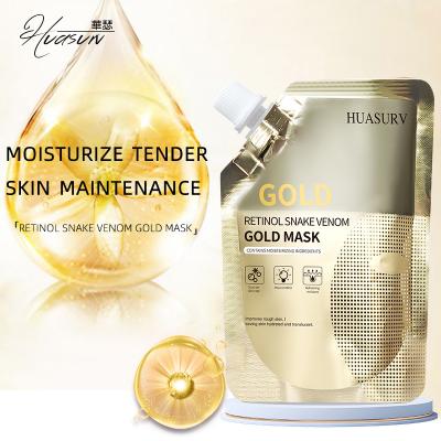 China Wholesale Retinol Snake Venom Gold Hydrating Face Mask Moisturizer Face Mask For Skin Care for sale