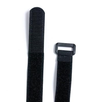 China Harness Storage Customized Hook Ring Tie Tie Nylon Cable Tie Can Be Fastener Self Adhesive Hook And Loop for sale