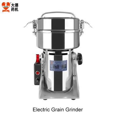 China 2000W Corn Grain Grinder Electric Medicinal Herb Grinder 1000g Capacity for sale