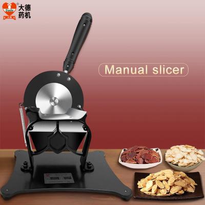 China 110mm Blade Herb Cutting Machine / Manual Slicer With Adjustable Cutting for sale