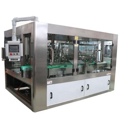 China Food Round Square Jar Spirit Liquor Juice Puree Small Production Line Twist Off Capping Machine for sale