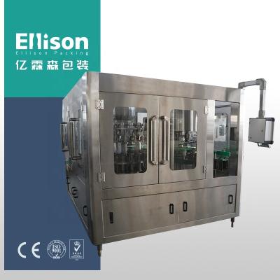 China Food Aloe Vera Drink Basil Seed Labeling Beverage Packing Machine Filling And Bottling Capping / Juice Production Line for sale