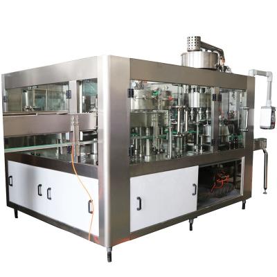 China Food 3 In 1 Carbonated Aluminum Bottle Beverage Rinse Filling Capping Machine On Sale for sale