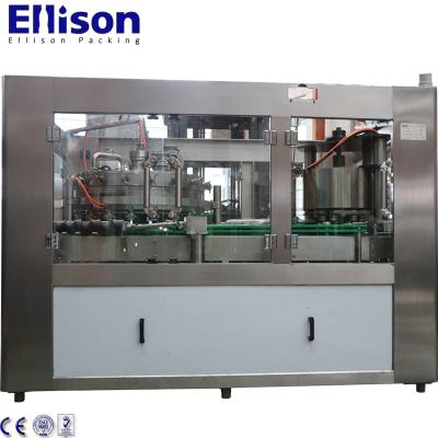 China Automatic Washing Beer Beverage Bottles Aluminum Can Filling Sealing Capping Machine for sale