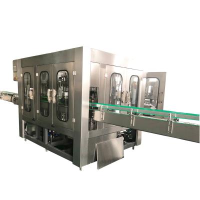 China Small Food Bottle Beer Liquor Apple Cider Filling Machine Canning Production Line for sale