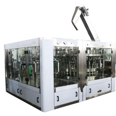 China 1000BPH 750ml Food Glass Bottle Wine Liquor Water Liquid Filling Cork Sealing Line Machinery Price For Sale for sale