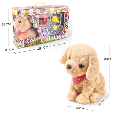 China Hot Selling Children's Medical Toy Educational Yoice-Activated Dog Voice-Activated Medical Dog Kit for sale