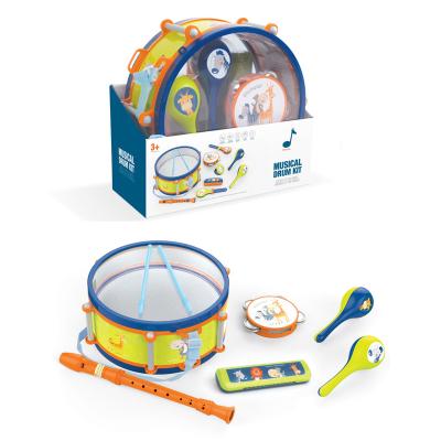 China Educational Creative Children's Instruments Drum Set Rattle Children's Instruments Set Box Set for sale