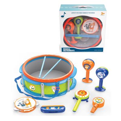 China Educational Creative Children's Instruments Drum Set Children's Instruments Ensemble Box Set for sale