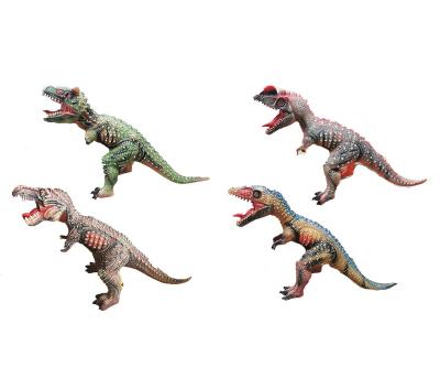 China Soft Fun Game Big Dinosaur 4 Huge Realistic IC Dinosaurs Rubber Dinosaur Rubber Sound Mixed Model Huge Realistic Dinosaurs for sale